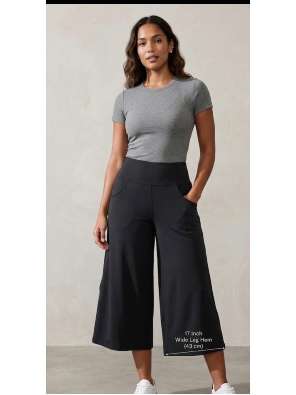 NWT Women's Halara Softly Zero Airy Wide Leg Pants Black Size M